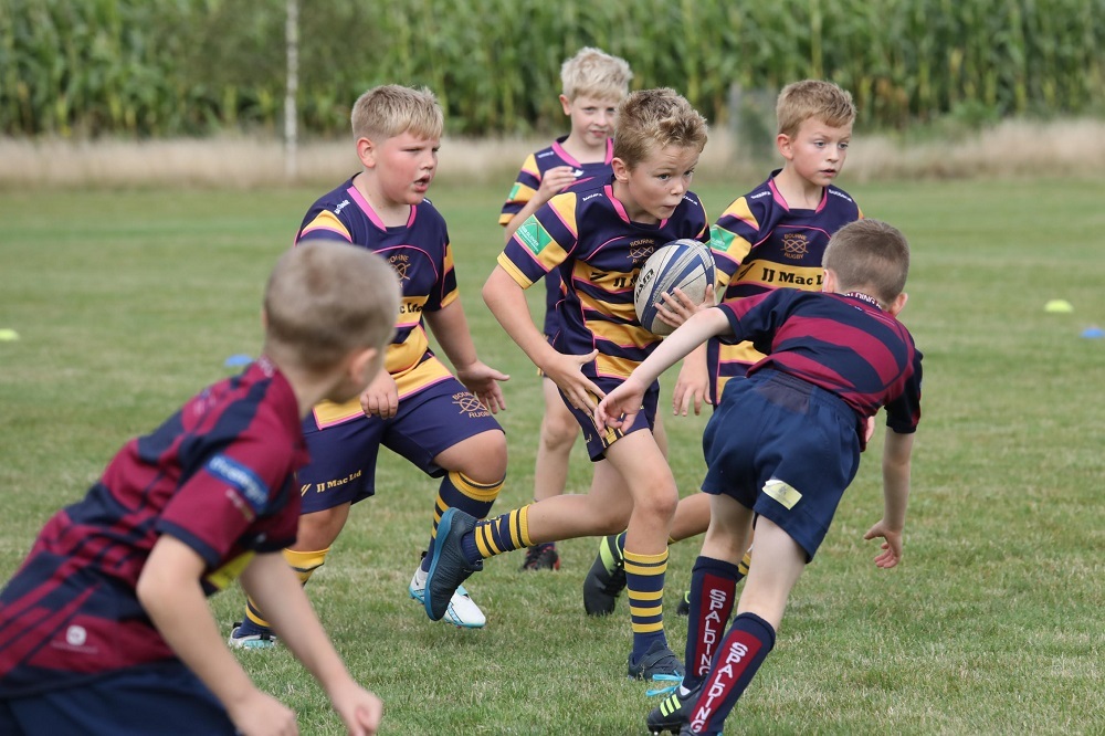 Bourne Rugby Club Mini and Juniors boasts the fastest growth in the UK thanks to upskilling of volunteer coaches