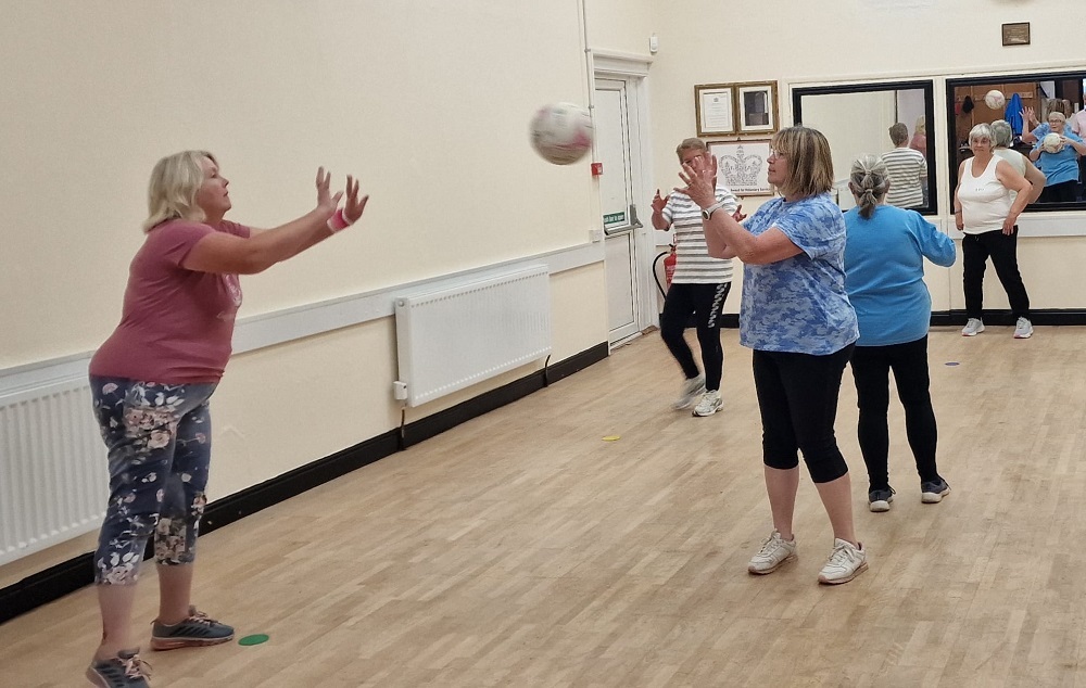 Lincolnshire Netball Association introduces Walking Netball to residents of the East Coast